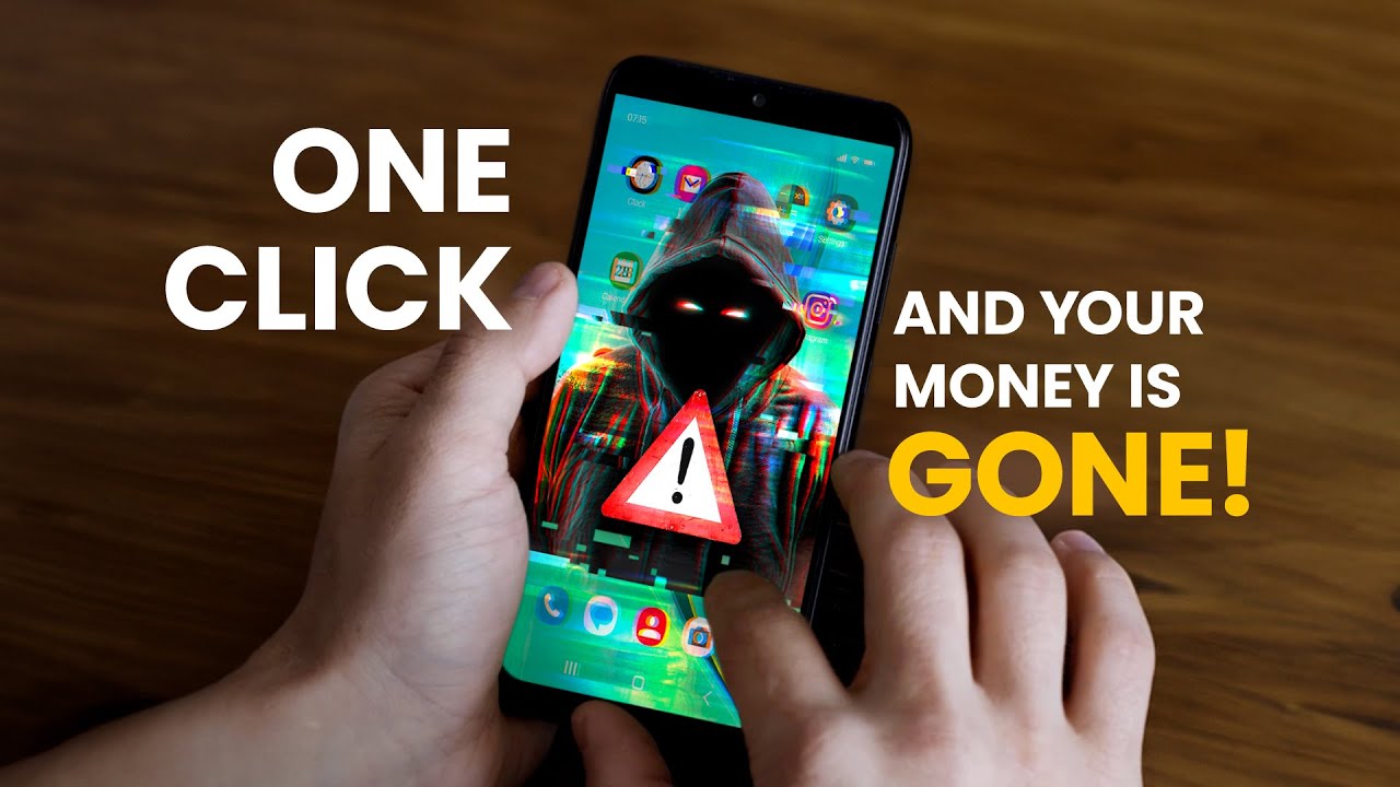 Don't download .APK files - One click is all it takes for scammers to steal your money!