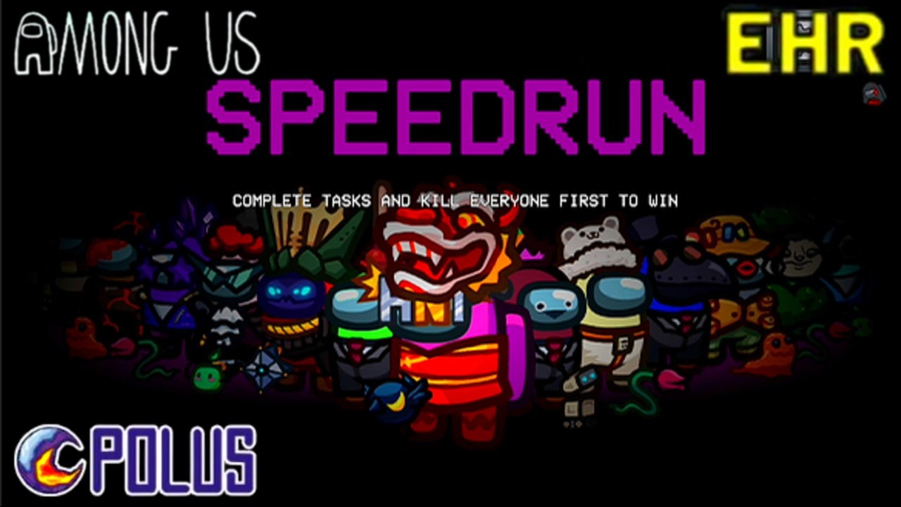 Among Us Speedrun Gamemode 30 Tasks Challenge on Polus Map