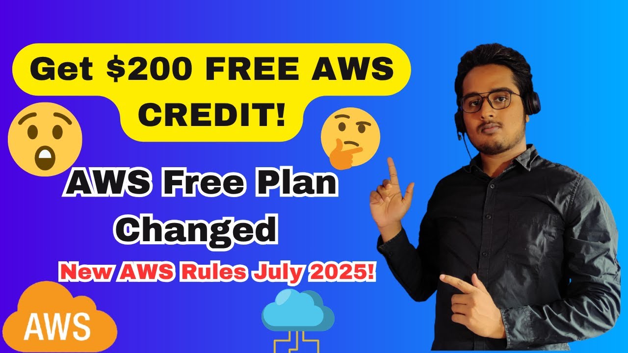 AWS Free Tier Update 2025 | Get $200 AWS Credits | New Signup Rules Explained