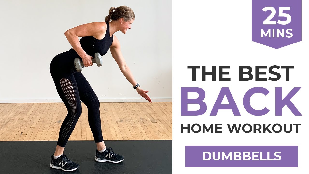 25-Minute Back Workout For Women | Dumbbell Only Back Workout