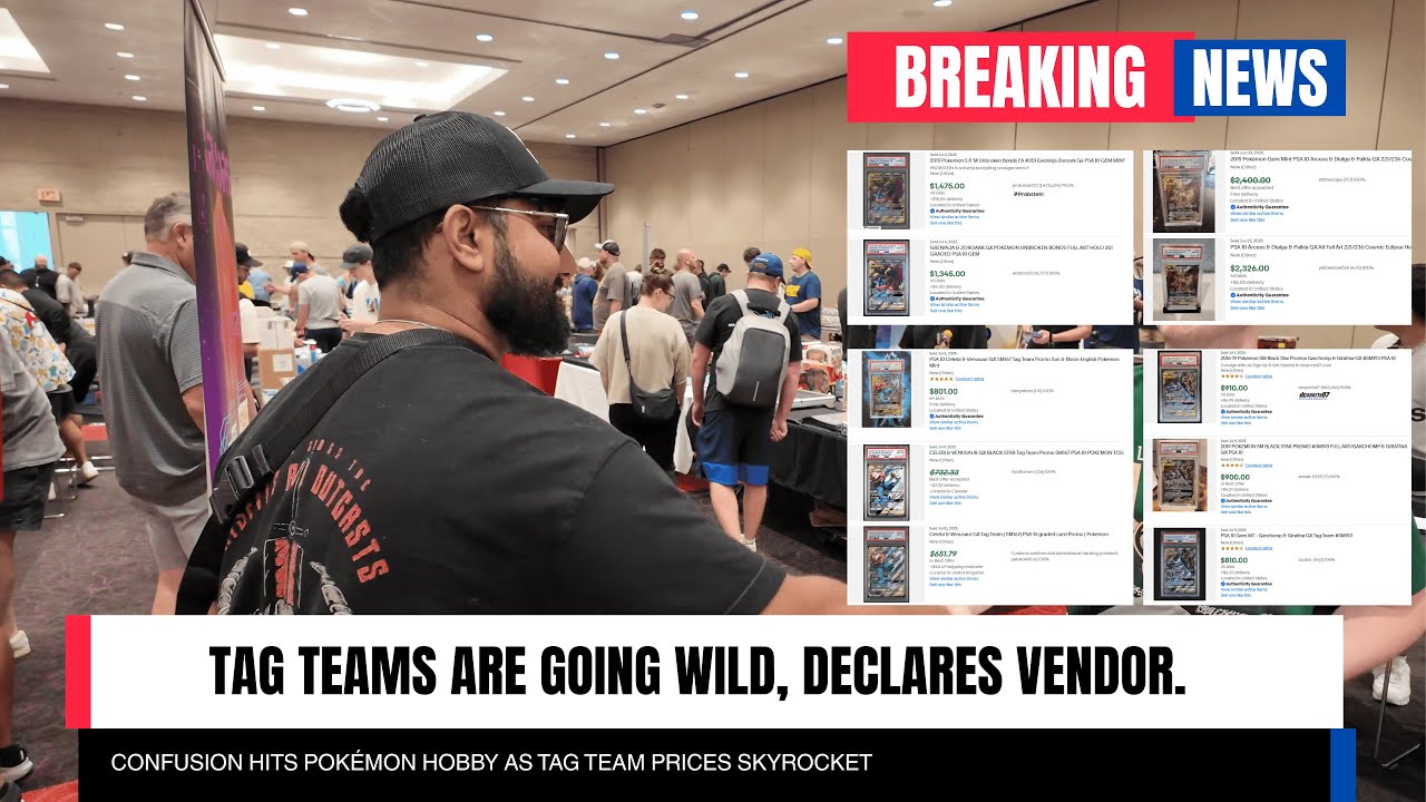 They Are Taking All My Tag Teams!!! | Midwest Vendor POV | The Green Bay Card Show