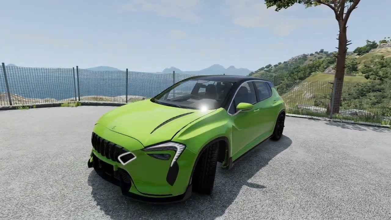 BeamNG.drive Freeroam: Italy - 2020 Cherrier Vivace S 410Q Arsenic (Tuned)