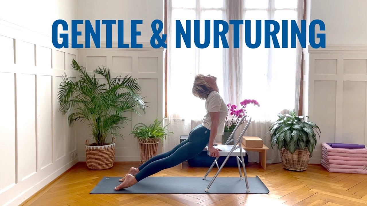 Yoga Full Body Practice | Gentle Nurturing Chair Session | 53 min | Intermediate Level | Cat de Rham