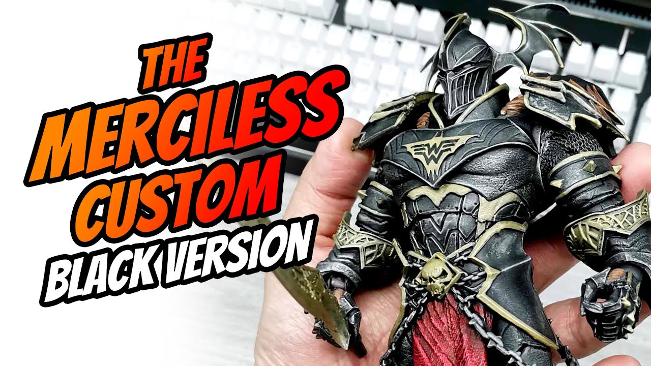How to custom paint: Merciless. Black version. DC Multiverse.