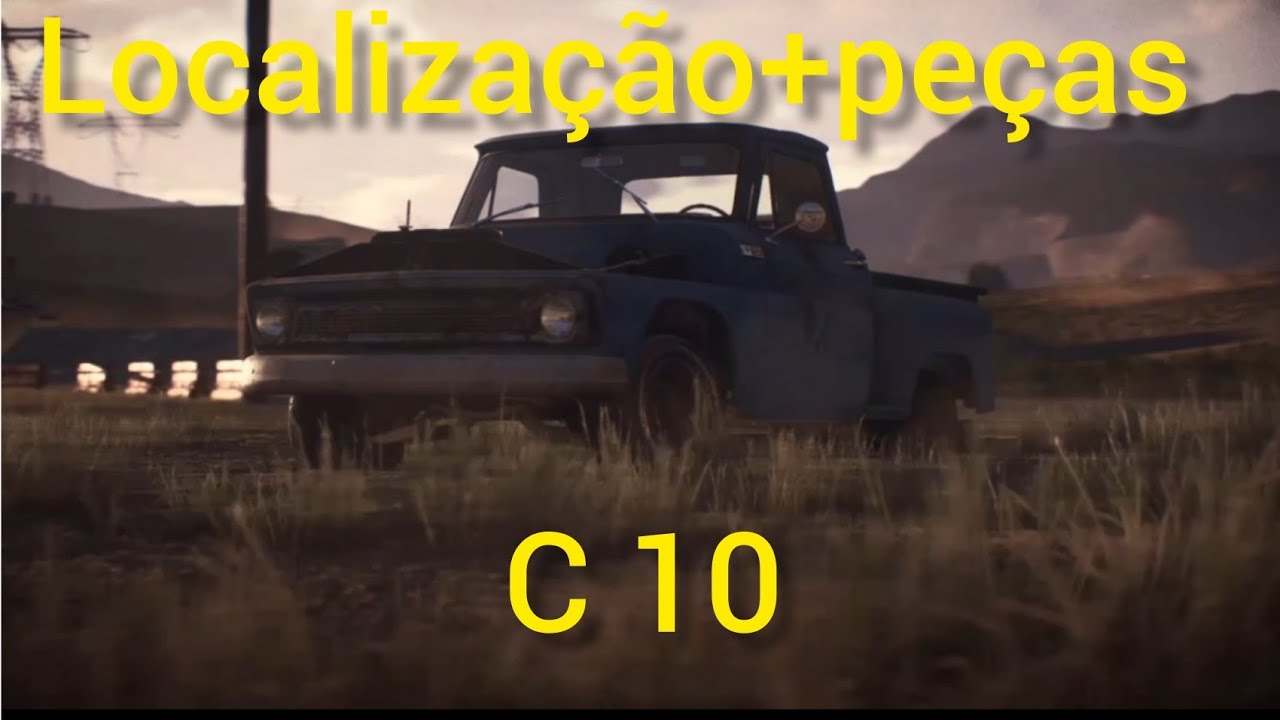 LOCALIZA&Ccedil;&Atilde;O + PE&Ccedil;AS DA CHEVROLET C10 ABANDONADA 
