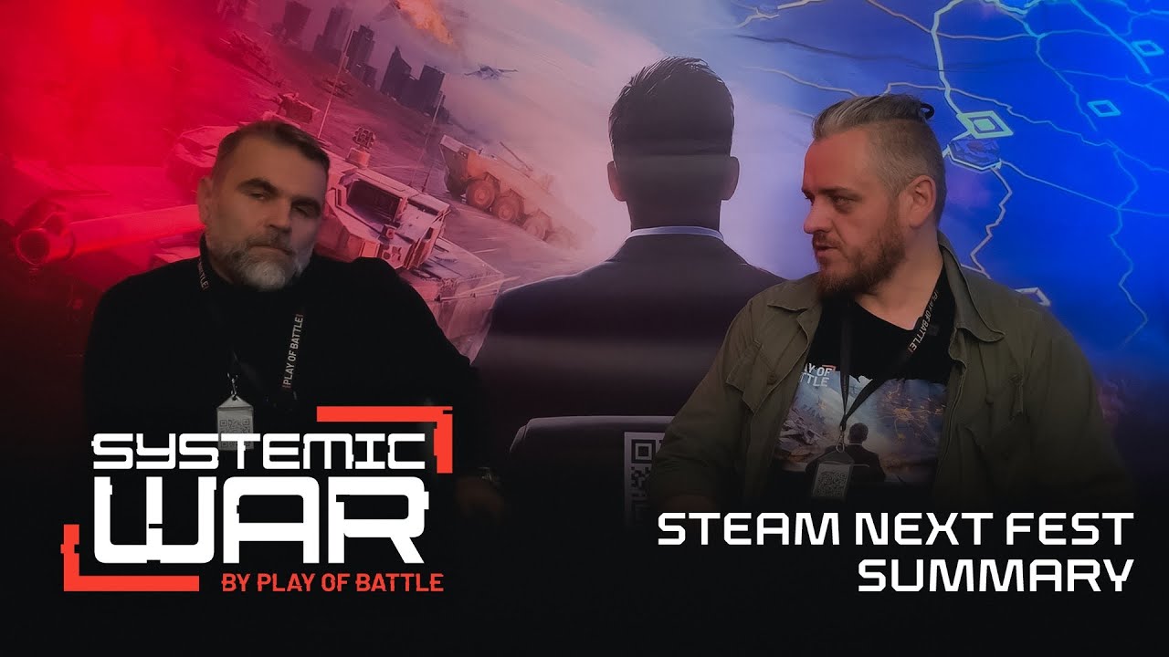 Systemic War - Steam Next Fest summary presented by Jacek Bartosiak and Jarosław Kotowski