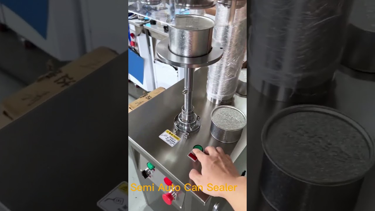 SLV20 Can Sealer , Semi Automatic Can Sealing Machine for Tin Can, Manual Can Sealer Machine Factory