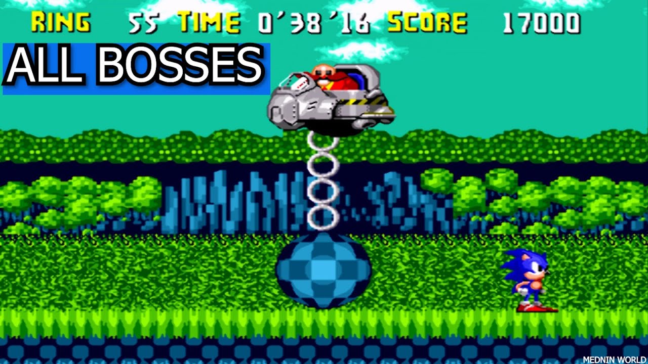Genesis rom Sonic All Bosses Sonic Back in Time All Bosses (No Damage) Full HD
