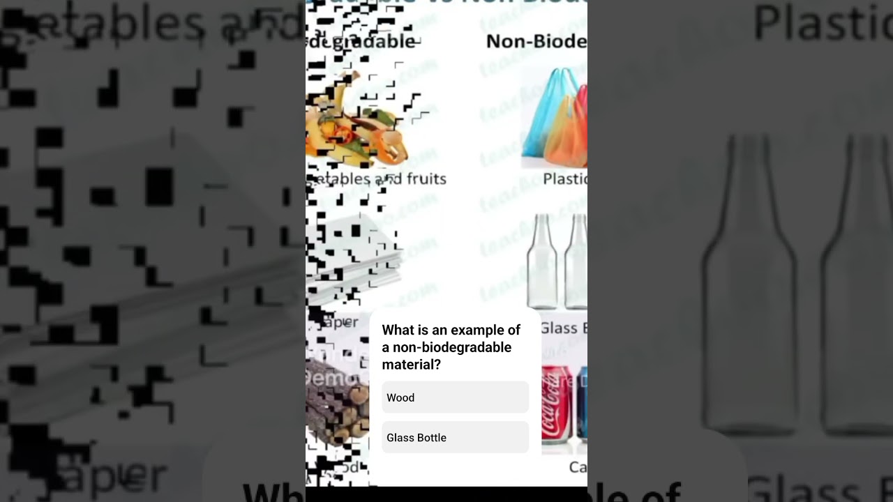 Биоразлагаемые и небиоразлагаемые материалы