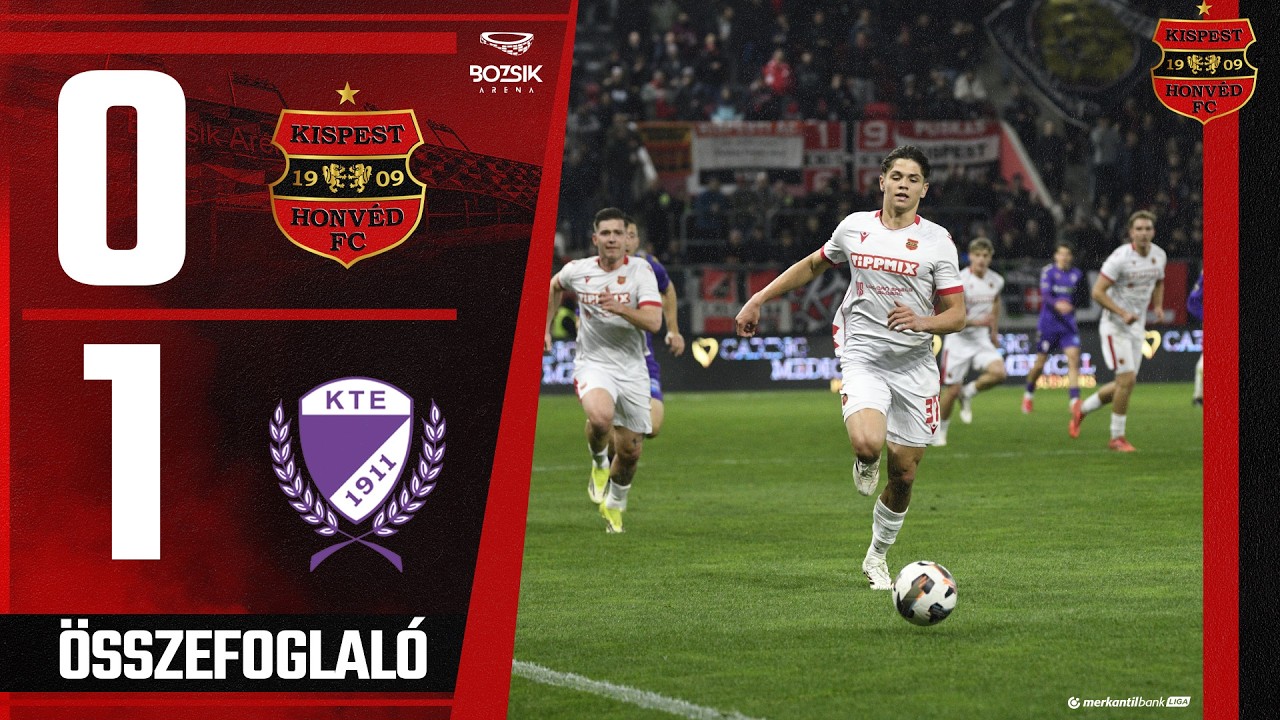 Budapest Honvéd FC - Kecskeméti TE 0-1 (0-0), Merkantil Bank Liga 21. forduló - összefoglaló