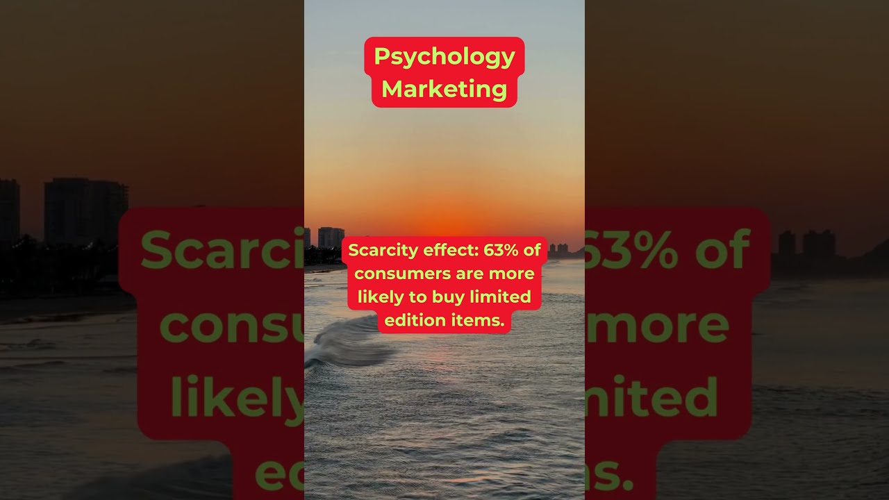 Psychology in Marketing: Scarcity & Social Proof Boost Sales | Marketing Facts #shorts