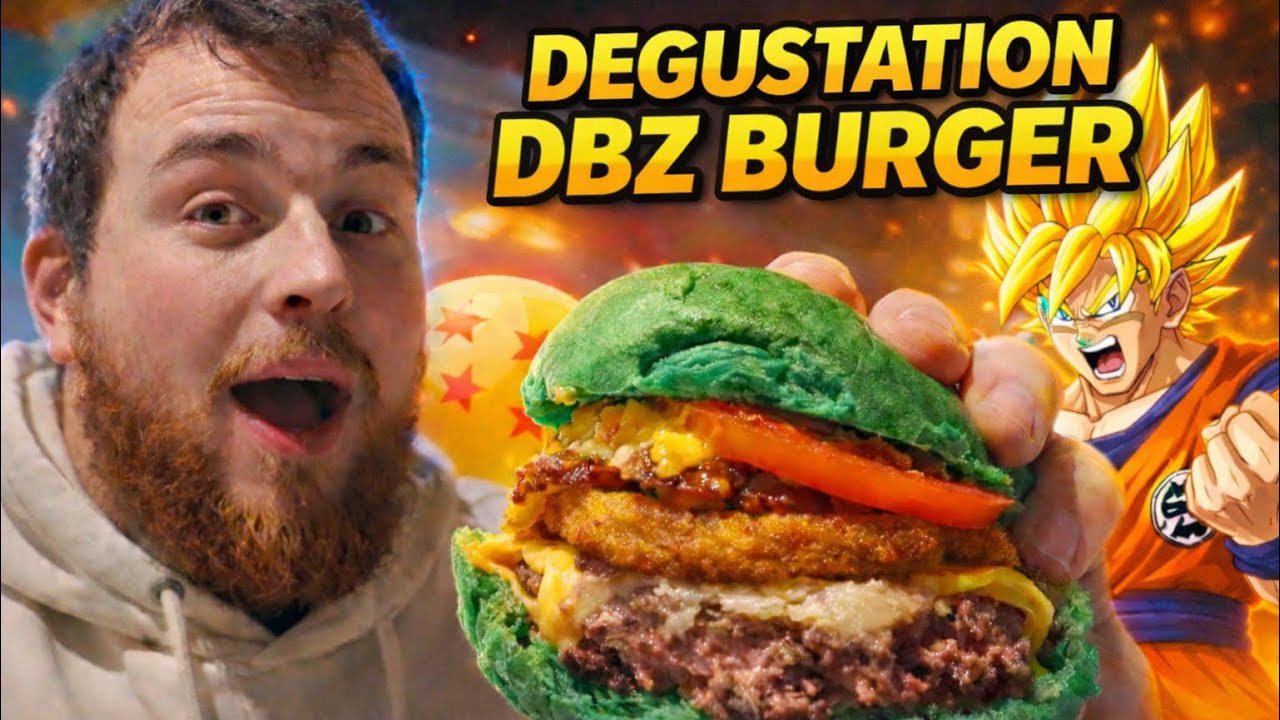 DEGUSTATION DE DBZ BURGER !! CHOQUE DU BURGER