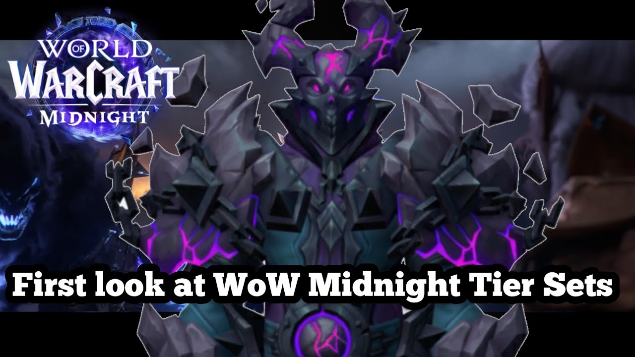 A look at the first 7 Tier Sets from Season 1 of WoW Midnight