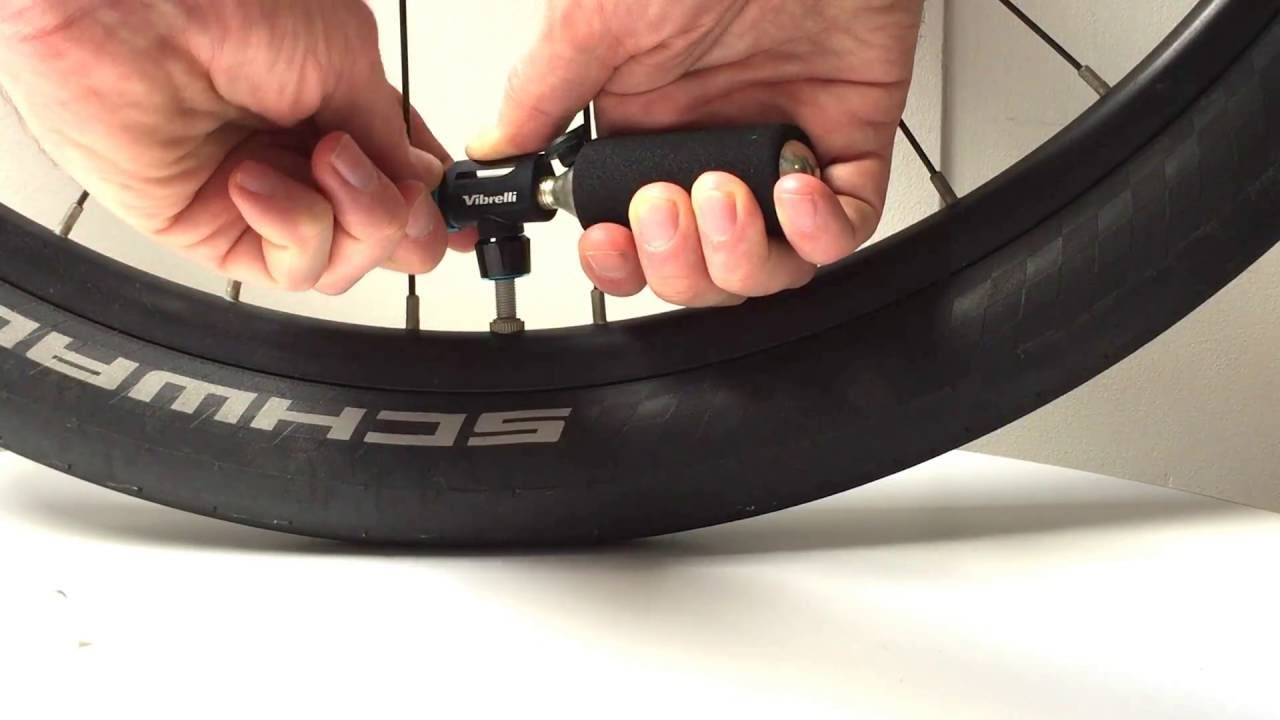 STEP 2: Inflating your Tire with Vibrelli's CO2 Inflator