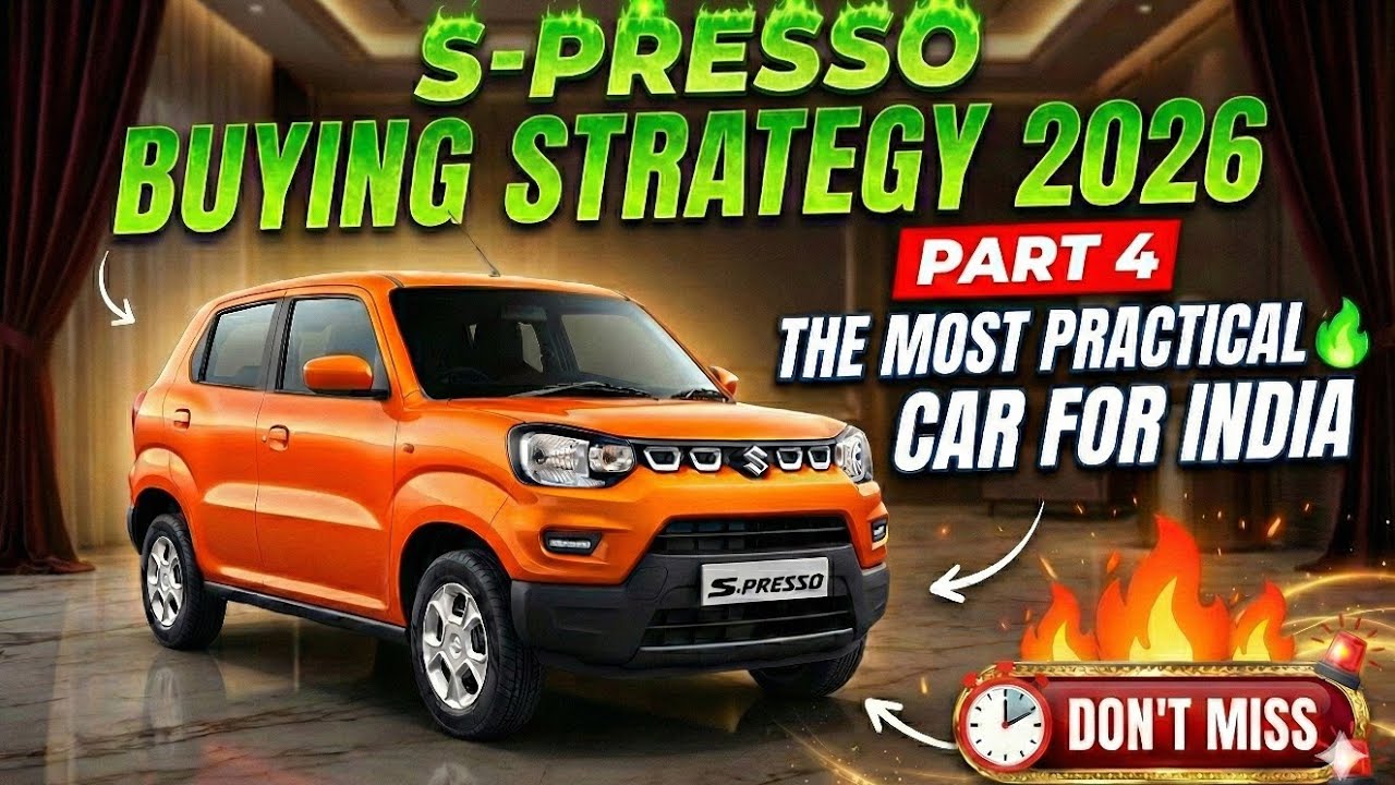 🔥DON'T MISS🔥 THE FINAL PART🔥 | ✨ MARUTI S-PRESSO BUYING STRATEGY 2026✨
