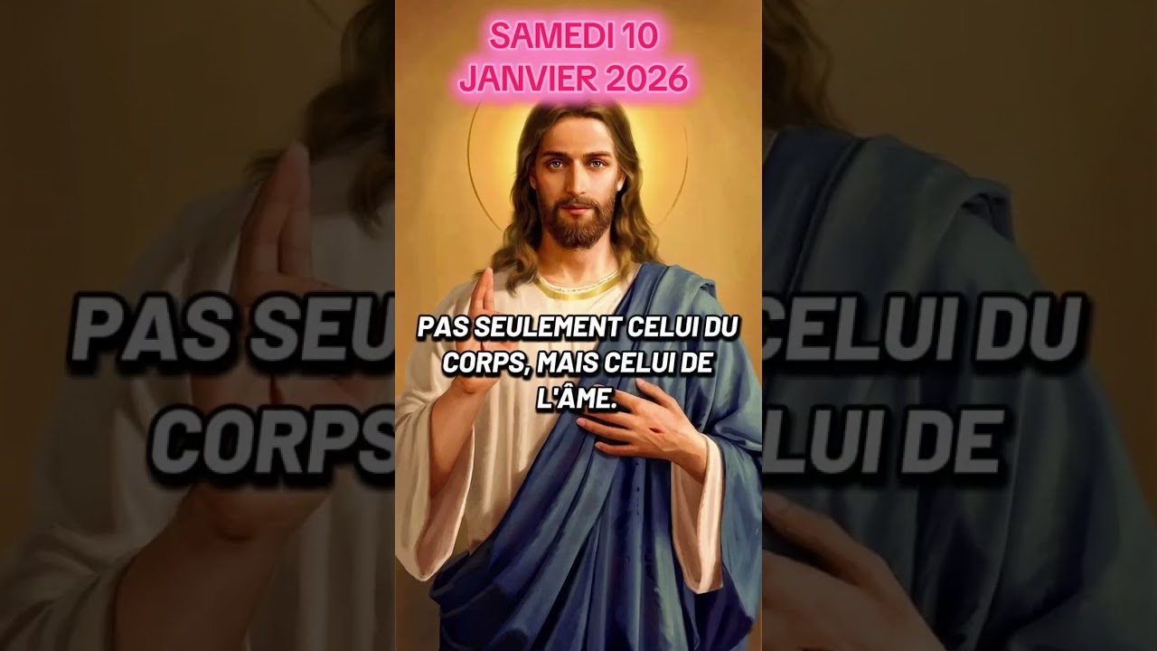 PRIÈRE POUR CE SAMEDI 10 JANVIER 2026