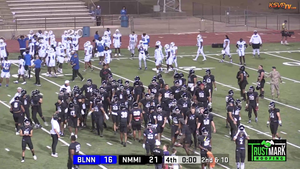 NMMI Bronco Football vs. Blinn College
