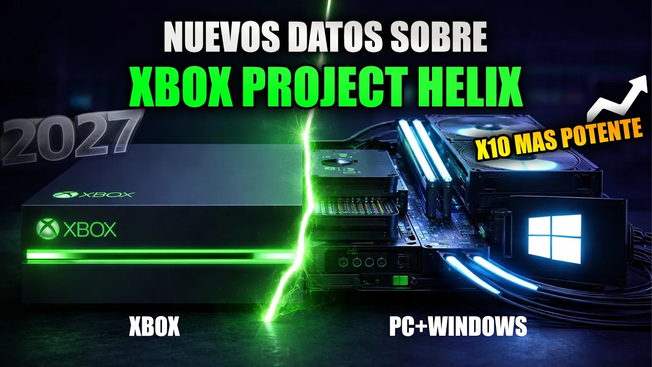 NUEVOS DATOS SOBRE XBOX PROJECT HELIX | X10 VECES MAS PODEROSA