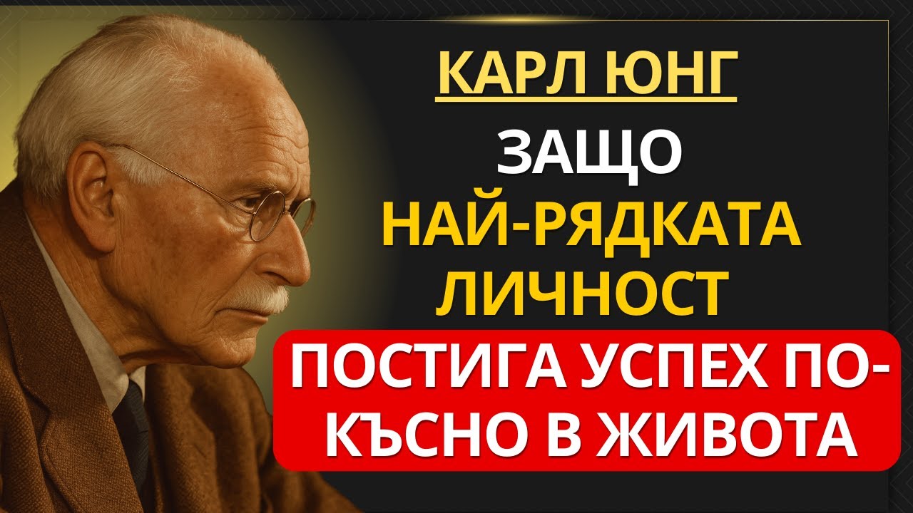 Защо най-рядката личност постига успех по-късно в живота | Карл Юнг