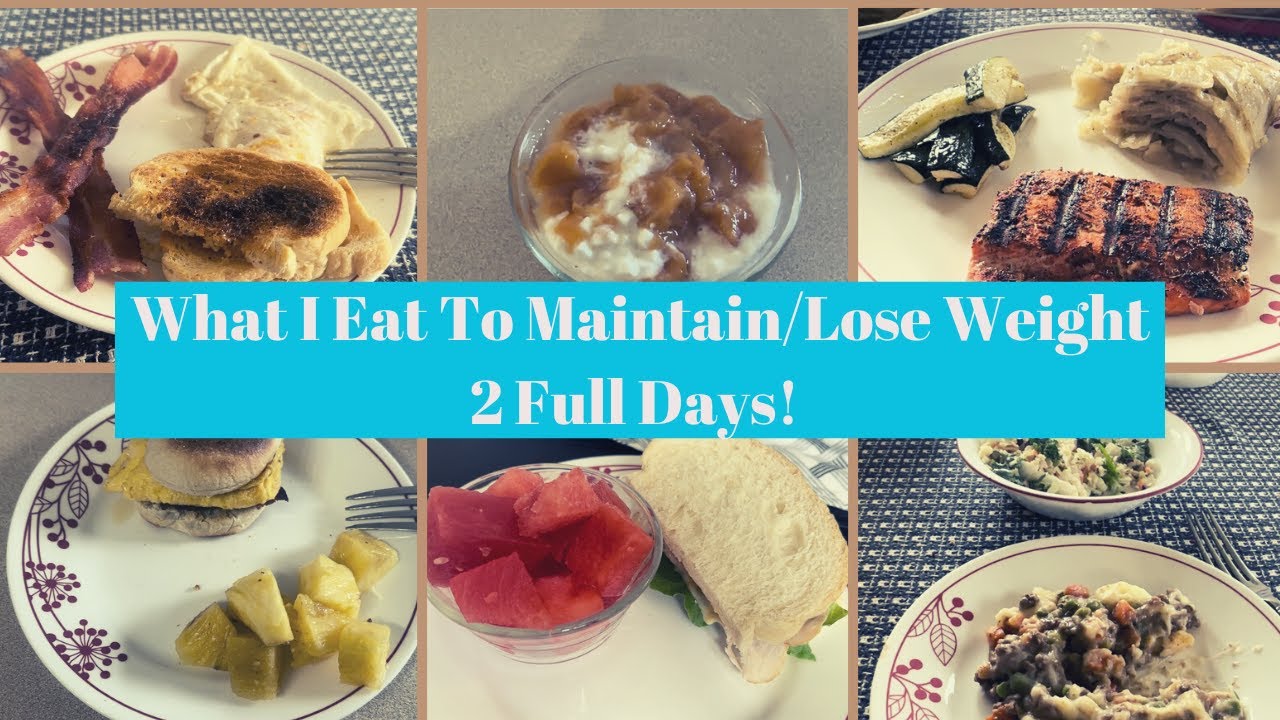 2 Full Days of Eating - What I Eat to Maintain/Lose Weight! WW Lifetime Member with Calorie Counting