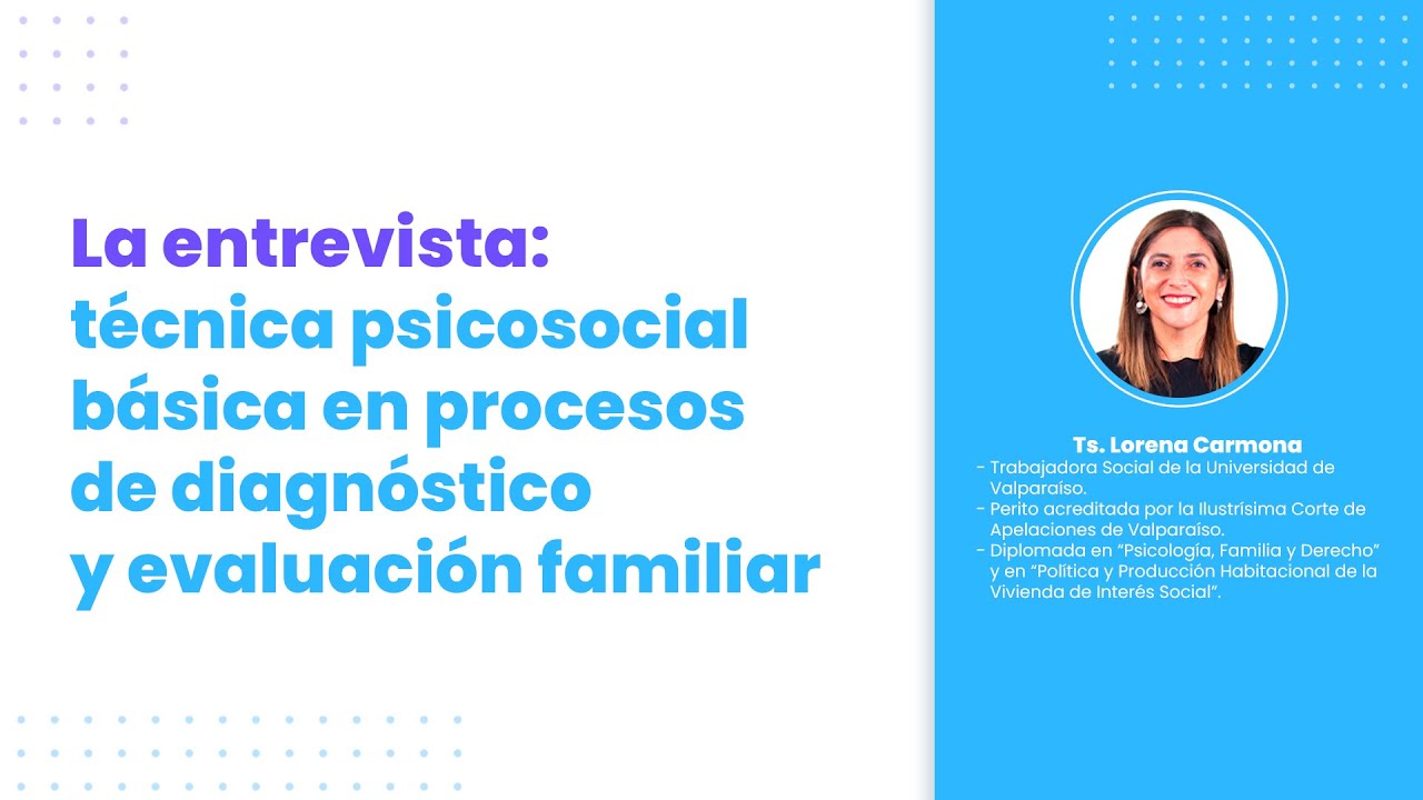 La entrevista: técnica psicosocial básica en procesos de diagnóstico y evaluación familiar