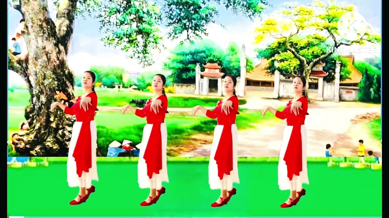 Đi Hội Làng - Múa dưỡng sinh -biên đạo cô -Tuyết Bình -