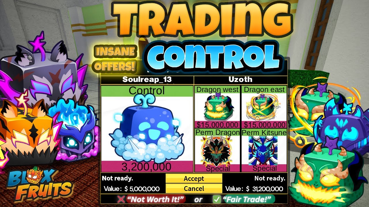 I Got INSANE Offers for My CONTROL Before the Rework in Blox Fruits Roblox! 😱🔥