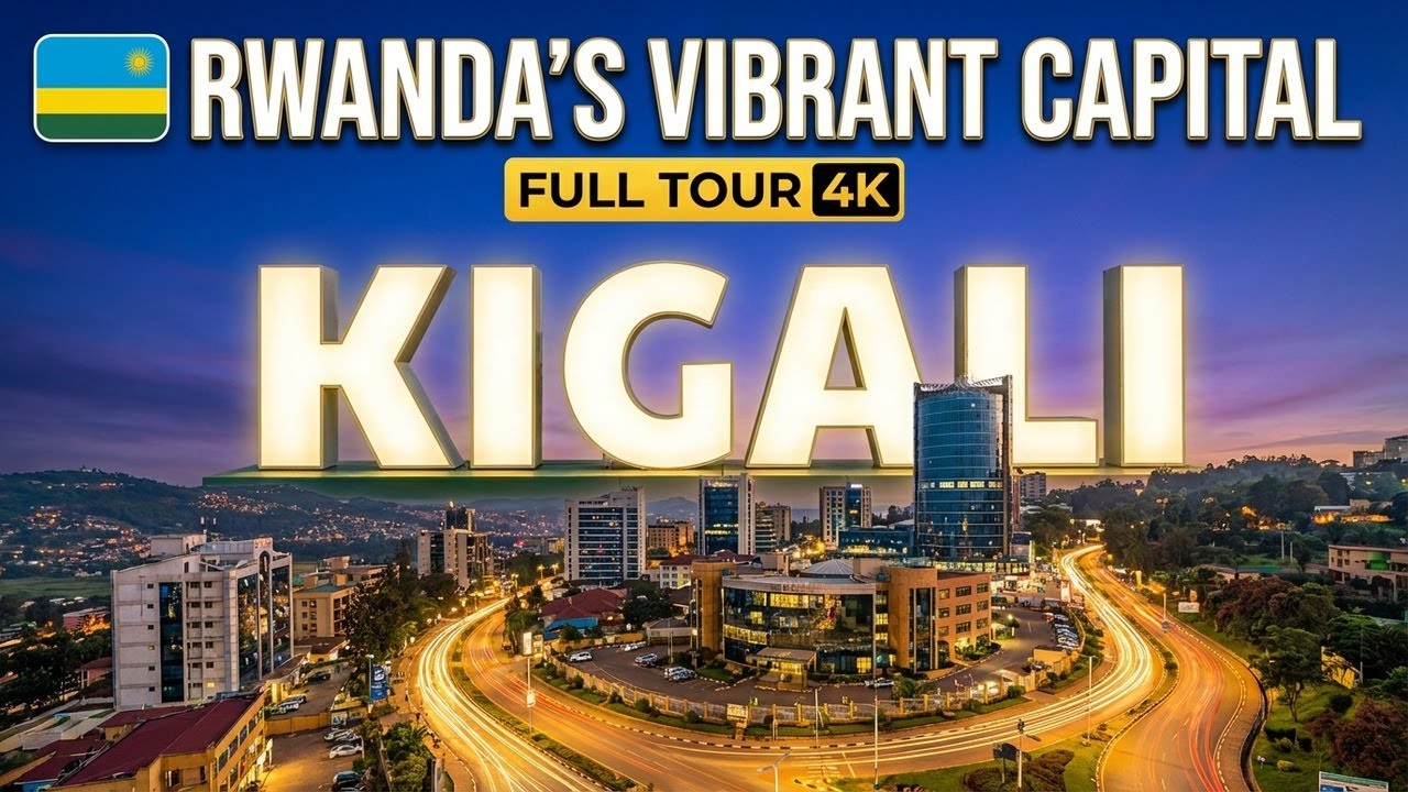 Full Kigali City Tour 4K | Rwanda's Vibrant Capital
