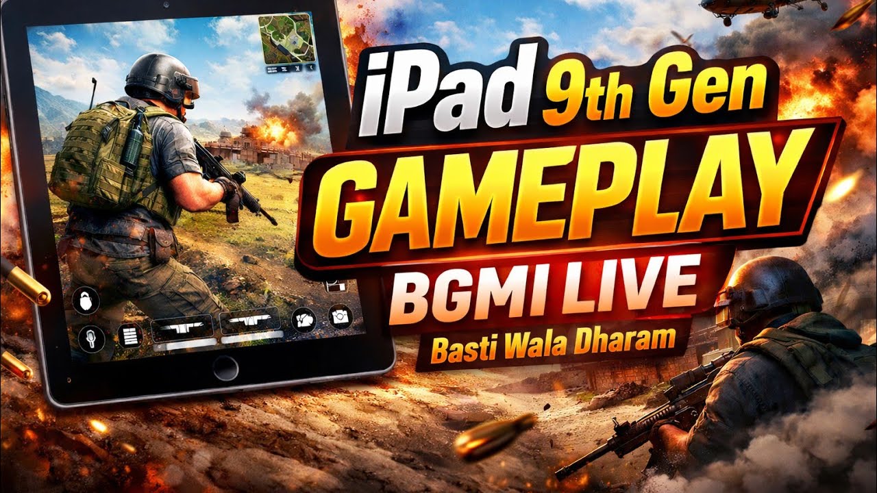 Live 🔴 | 1v4 Clutch | iPad 9th gen | Gameplay | 4.2 Update | 60FPS | Basti wala Dharam | 2026