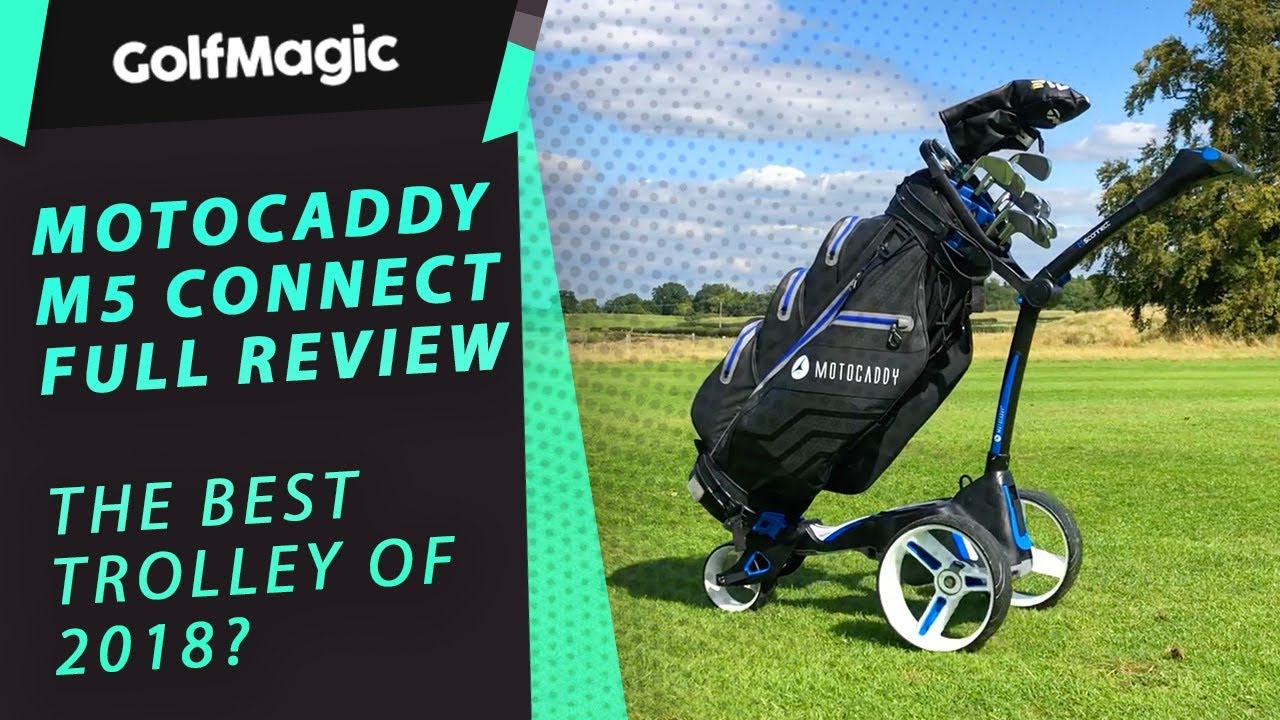 Электрическая тележка для гольфа Motocaddy M5 CONNECT | ПОЛНЫЙ ОБЗОР