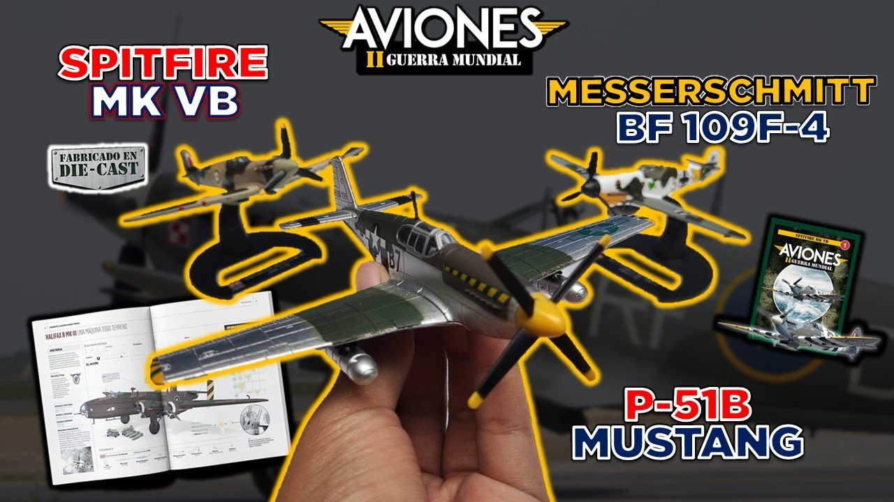 ¡LAS 3 PRIMERAS ENTREGAS DE LA NUEVA COLECCIÓN DE AVIONES II GUERRA MUNDIAL DE SALVAT!