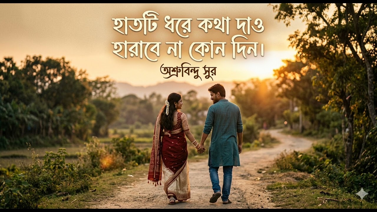 হাতটি ধরে কথা দাও | হারাবে না কোনোদিন | নতুন রোমান্টিক গান | অশ্রুবিন্দু সুর