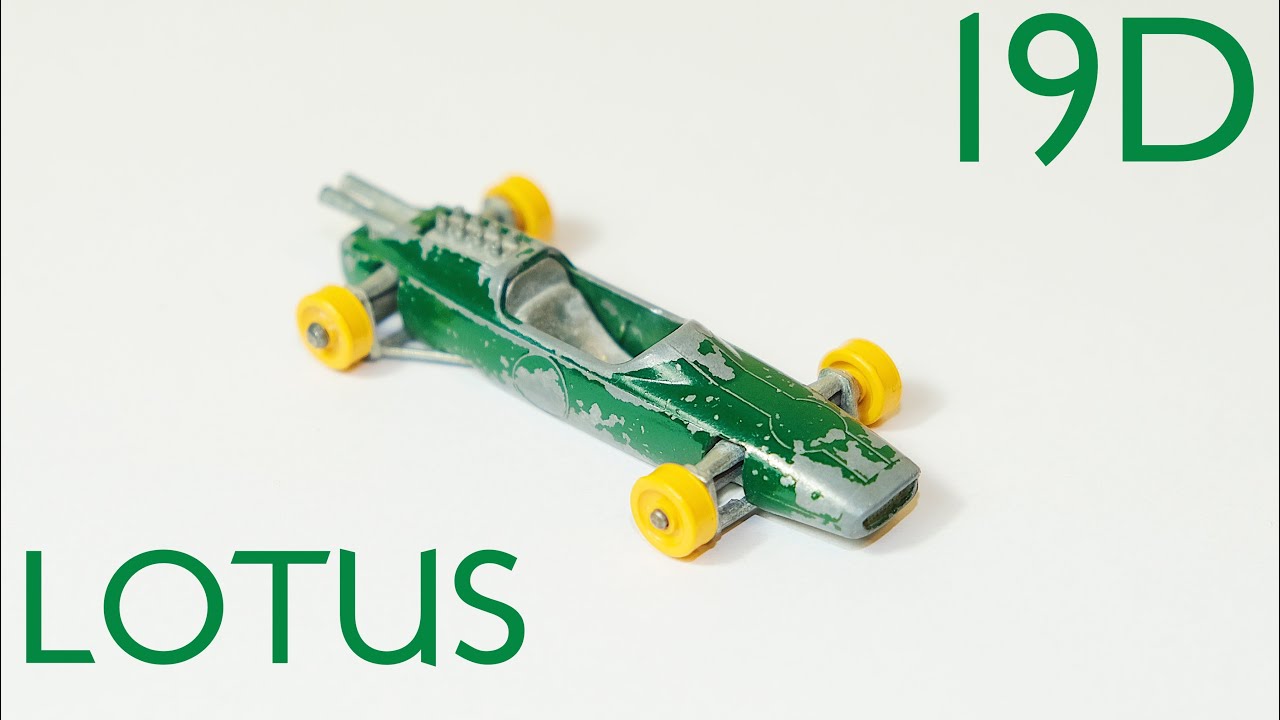 MATCHBOX restoration: No. 19D Lotus 25 Formula 1 Car - DIECASTRESTOS