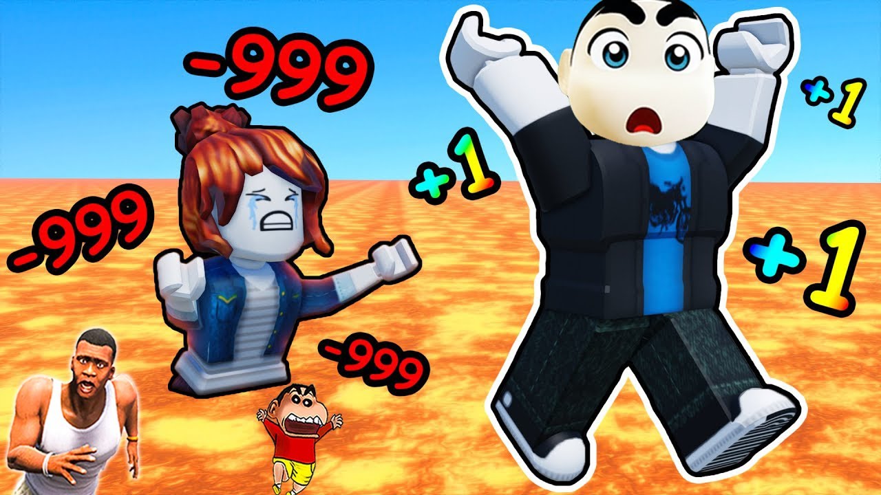 SHINCHAN RUN FAST to ESCAPE MAGMA LAVA in ROBLOX with franklin & chop | Dream Squad Op