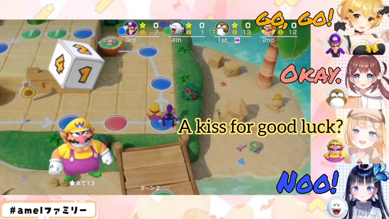 Amelia Flirts with Mel's Mama Infront of Nabi-Mama! [Amelia, Nabi-Mama, Mel and Ayamy-Mama]