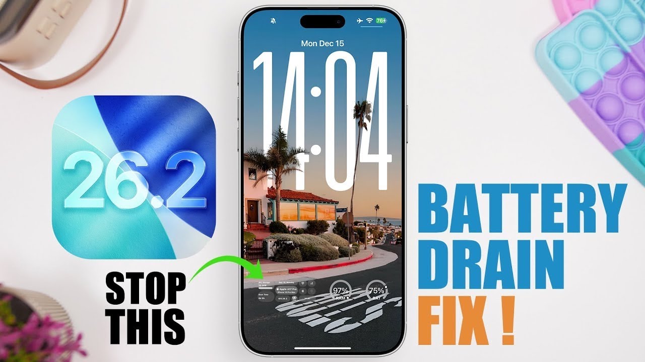 iOS 26.3 battery drain - Setting improve 🤯 iPhone user don’t know this tips battery drain 