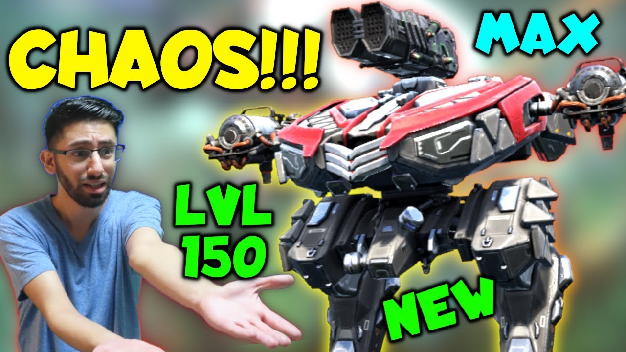 CHAOS TITAN! New LUCHADOR Max Level 150 Crash The Live Server w/ Cinder Grom War Robots Gameplay WR