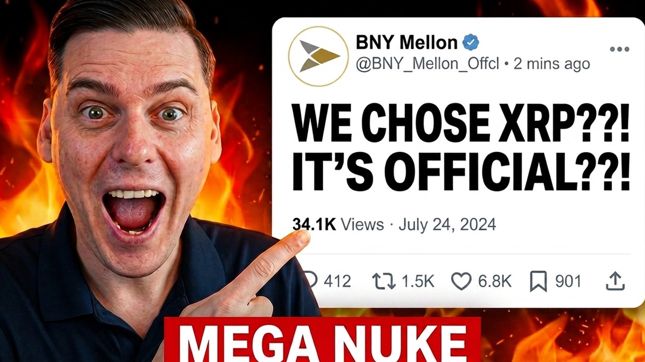 BNY MELLON ВЫБРАЛ XRP ДЛЯ ПЛАТЕЖЕЙ?!?!? (МЕГА НУК XRP)