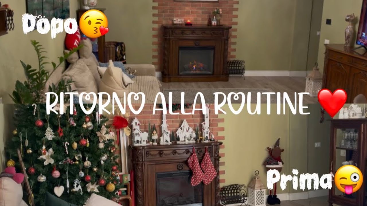 Ritorno alla routine ✨ | Riordino decorazioni natalizie in salotto