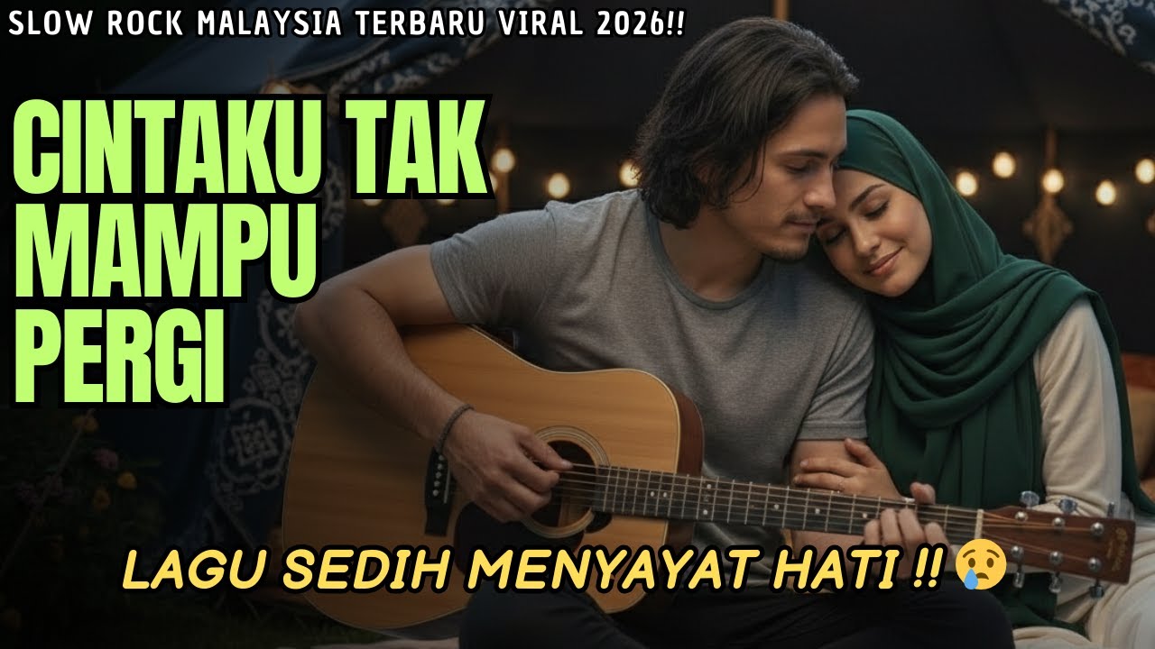 Mendayu Bikin Haru !!😭🥀| Cintaku Tak Mampu Pergi | Lagu Slow Rock Malaysia Terbaru Viral 2026