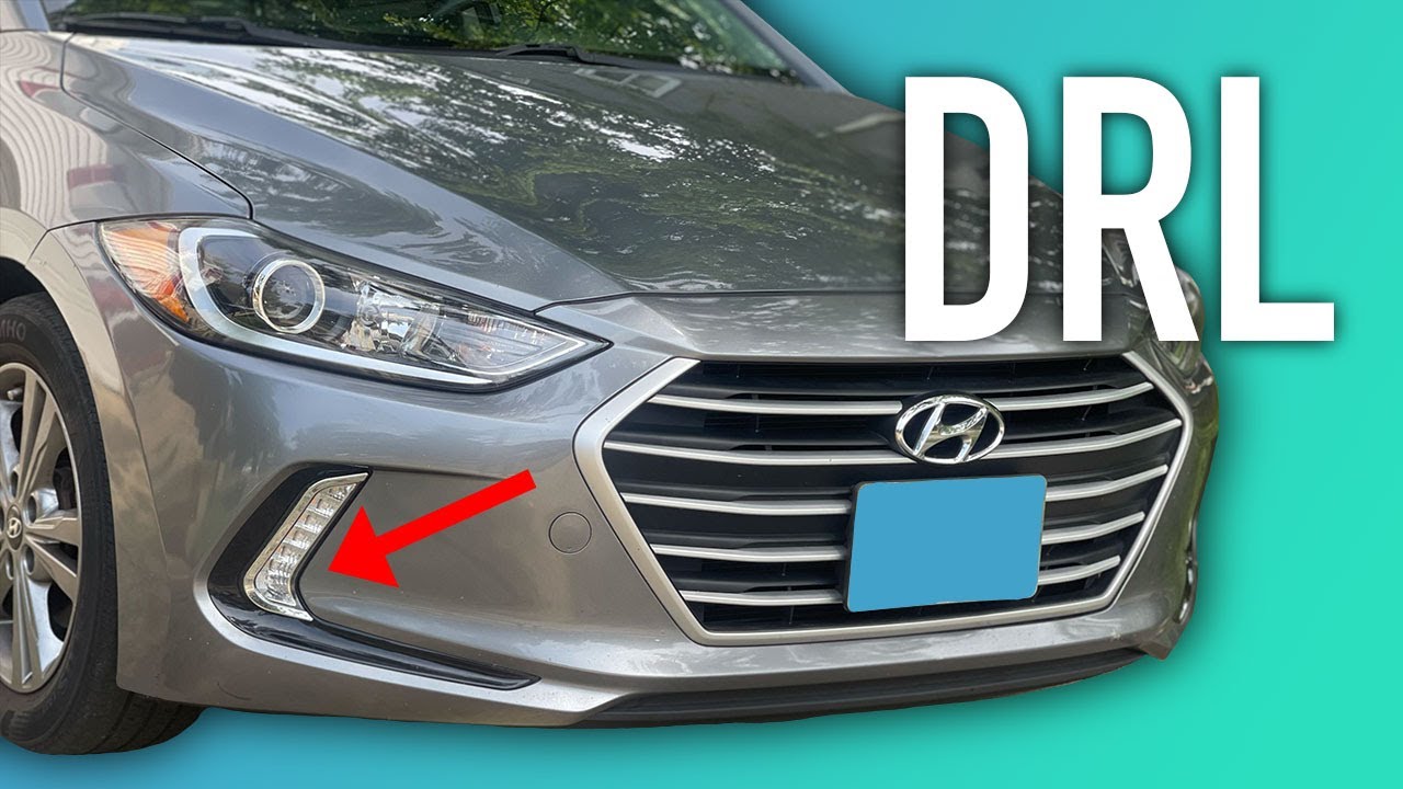 Как установить нижние ДХО на Hyundai Elantra 2017 года