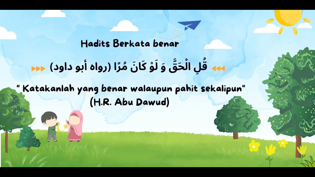 HADITS BERKATA BENAR 