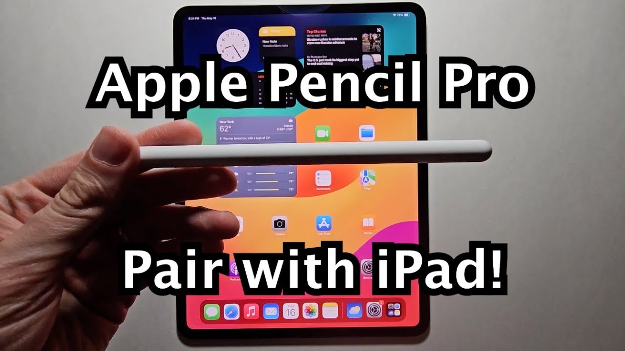 Apple Pencil Pro — как подключить к iPad!