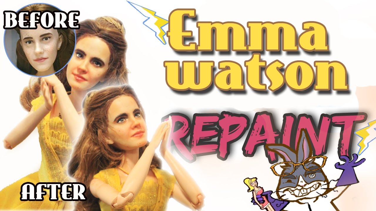 Emma Watson Disney Film Collections Doll Repaint Mad scientist Doll customs Episode 12