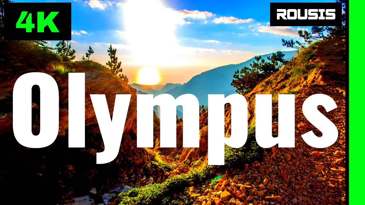 Greece Olympus Mountain 4K Relaxation Film With Drone Aerial View