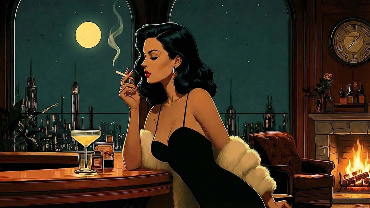 Winter Nostalgic Jazz Vibes – 1940s Cozy Swing Jazz Music