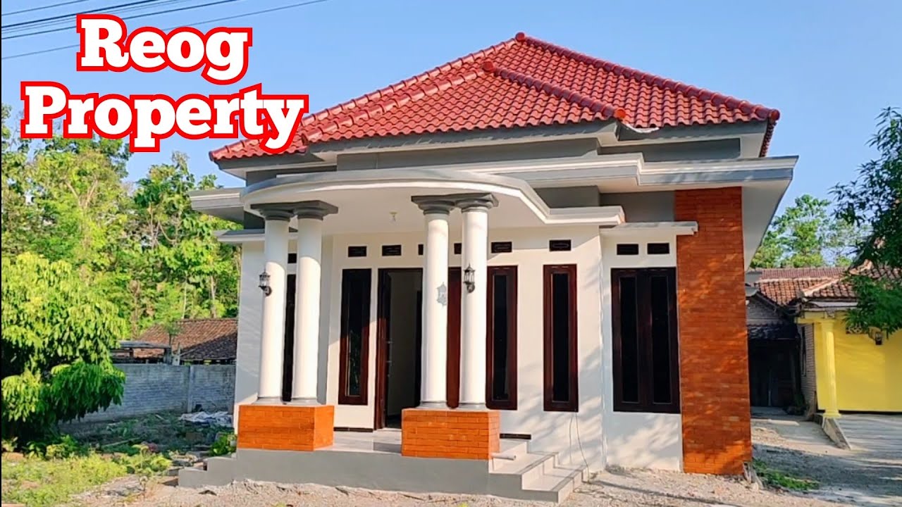 RUMAH MINIMALIS KLASIK MODERN 8X13 TIGA KAMAR TIDUR RUANG KLUARGA LUAS