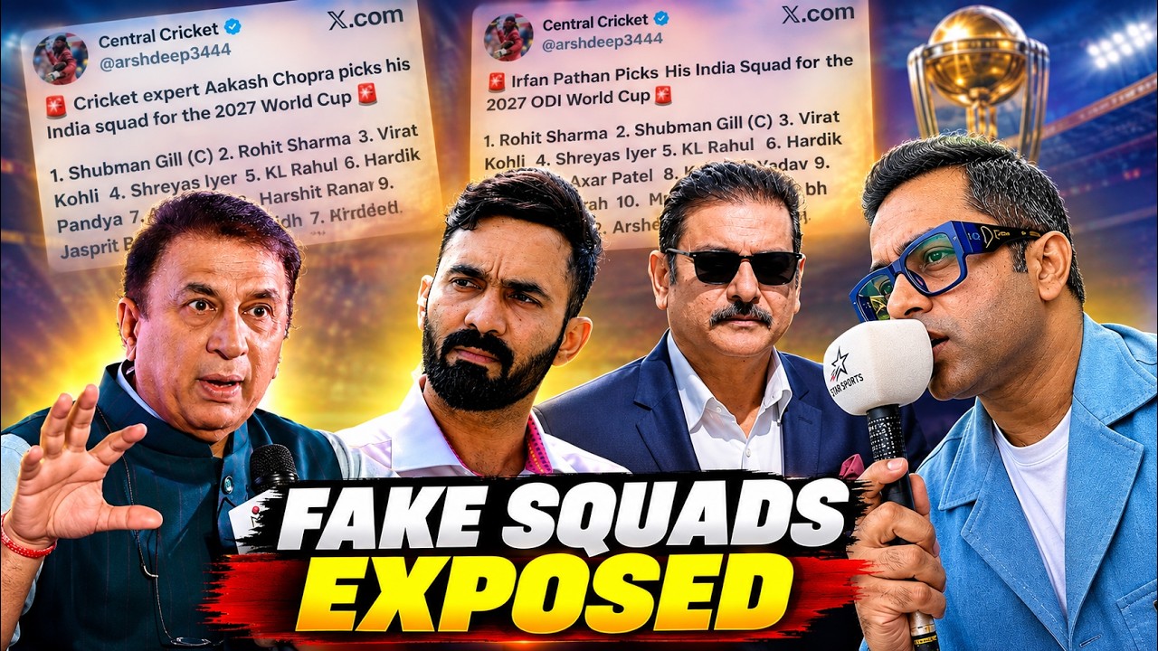 FAKE India Squads EXPOSED! 😱 Who Is Making These 2027 World Cup Squads? #Aakashvani