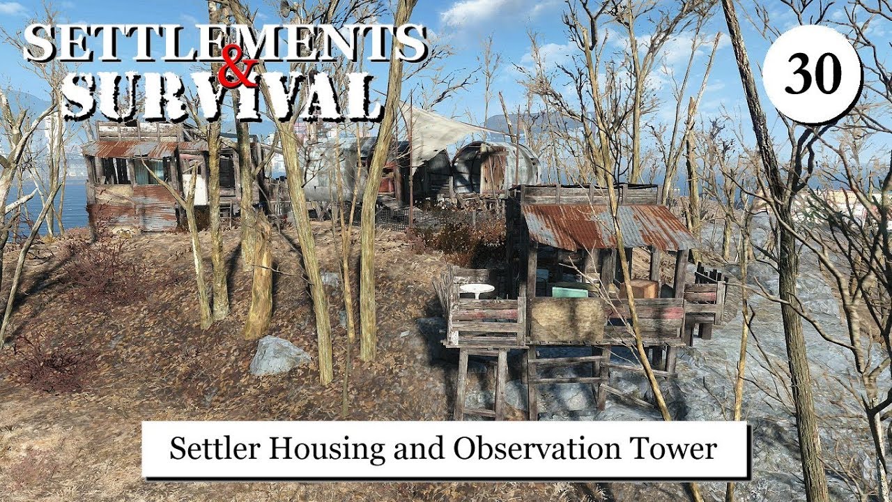 Settlements and Survival - Spectacle Island - Settler Housing and Platform