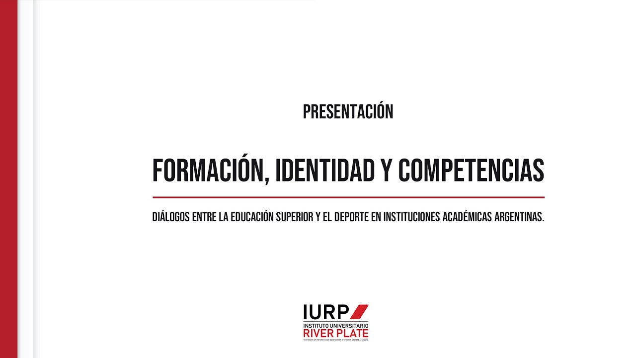 Lanzamiento Libro: FORMACION, IDENTIDAD Y COMPETENCIAS.